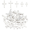 Unicraftale 40Pcs 5 Style 304 Stainless Steel Pendants STAS-UN0027-80-1