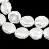 Electroplated Glass Beads Strands GLAA-H039-05A-3