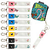 PU Leather & Cotton Name Marker Keychain AJEW-WH0514-025-1