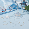 80Pcs 8 Styles 316 Surgical Stainless Steel Wine Glass Charms Rings STAS-BBC0005-96-4