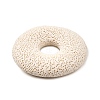 Natural Lava Rock Disc Big Pendants G-M203-12-2