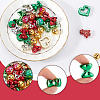 Christmas Theme Acrylic Beads Set OACR-SP0001-20B-6