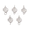 Alloy Cross Connector Charms PALLOY-JF04057-1