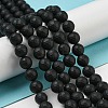 Natural Black Onyx Beads Strands G-D710-8mm-06-1