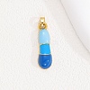 Alloy Enamel Pendants ENAM-S023-01G-I-1