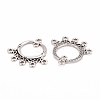 Antique Silver Tibetan Style Ring Chandelier Component Links for Dangle Earring Making X-EA9736Y-NF-2