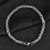 Tarnish Resistant 304 Stainless Steel Wheat Chains Bracelets BJEW-O091-04P-1