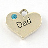 Alloy Rhinestone Pendants X-TIBE-R313-042AS-01-2