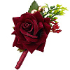 1Pc Silk Brooch AJEW-DJ0001-02-1