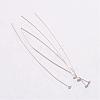 925 Sterling Silver Flat Head Pins STER-K017-35mm-S-1