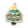 Christmas Theme Alloy Enamel Pendants X1-ENAM-D060-04F-1