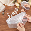 Custom Hexagon Acrylic Plate DIY-WH0240-95-3