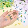 140Pcs 14 Styles Handmade Lampwork Pendants LAMP-YW0001-74-5