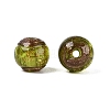 Handmade Gold Sand Lampwork Beads LAMP-N045-01C-06-2