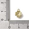 Rack Plating Brass Micro Pave Cubic Zirconia Charms KK-M014-05G-3