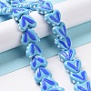 Heart Handmade Lampwork Beads Strands LAMP-G150-01E-2