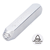 Iron Metal Stamps AJEW-BC0001-60-007-1