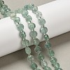 Natural Green Fluorite Beads Strands G-B153-A07-1