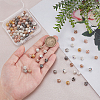 96Pcs 12 Colors Brass Rhinestone Beads KK-PH0011-02-3