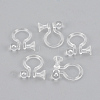 Plastic Clip-on Earring Findings KY-S155-06-1