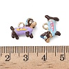 Alloy Enamel Pendants ENAM-F156-07G-01-3