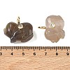 Natural Grey Agate Carved Pendants GG-CBA105B-03A-G-3