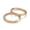 304 Stainless Steel Hoop Earrings X-EJEW-L232-034A-G-2