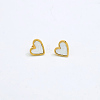 304 Stainless Steel Enamel Stud Earrings for Women VX5219-1