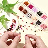 DIY Natural & Synthetic Gemstone Round Beads Stretch Bracelets Making Kits DIY-YW0011-51-5