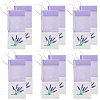 25Pcs Printed Cotton Organza Dried Flower Storage Drawstring Bags with Ribbon ABAG-SP0001-56B-1