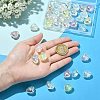 35Pcs 7 Colors Transparent Acrylic Beads MACR-CJ0002-43-4