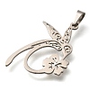 304 Stainless Steel Pendants STAS-Z119-18P-2