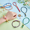 8Pcs 8 Colors Microfiber Cord Slider Bracelets BJEW-UN0001-86-2