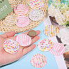 30Pcs 5 Colors Mini Straw Hat for Doll Decorative Accessories DIY-BC0014-20-4