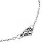 Non-Tarnish 201 Stainless Steel Pendant Necklaces NJEW-T009-JN080-1-40-3