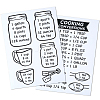 2Pcs PVC Self-Adhesive Sealing Stickers DIY-WH20050-36-1