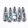 Synthetic Regalite/Imperial Jasper/Sea Sediment Jasper Pendants G-S366-006A-1