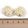 Dyed Synthetic Coral Carved Beads CORA-D035-01B-3