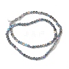 Electroplate Transparent Glass Beads Strands EGLA-L044-A-HP02-3
