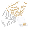 100Pcs 2 Colors Brass Flat Head Pins KK-UN0003-99-1