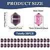 30Pcs Transparent Handmade Lampwork Beads LAMP-TADJ0001-12G-4
