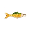 Alloy Enamel Pendants PALLOY-P313-09B-G01-1