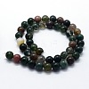 Natural Indian Agate Beads Strands G-I199-05-4mm-2