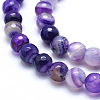 Natural Striped Agate/Banded Agate Beads G-J371-13-12mm-3