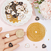 52Pcs 2 Colors Alloy Enamel Pendants Kits DIY-BM0001-46-3