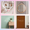 Waterproof Reflective Plastic Mirror Stickers DIY-WH0667-002-6