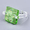 Transparent Resin Cuff Rings RJEW-T017-03A-3