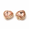 Faceted Glass Rhinestone Pendants GLAA-I051-B12-3