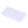 Rectangle Polypropylene(PP) Bead Storage Container CON-N013-03-5