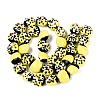 Handmade Bumpy Lampwork Beads LAMP-Q039-15F-2